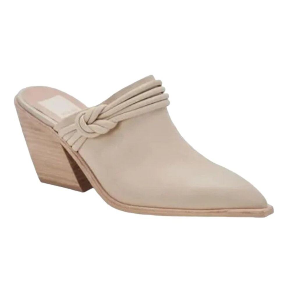 Dolce Vita Sita Pointed Toe Mule Off White Size 7 NWT $140 MSRP